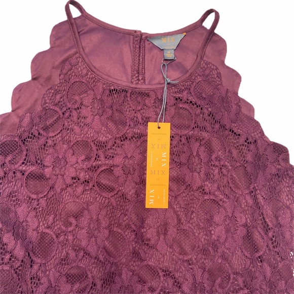 Mix by 41 Hawthorn | Burgundy Lace Dress | NWT | M - Picture 2 of 8